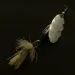 Vintage   Glen Evans Shyster, 1/4oz white/nickel spinning lure #23713