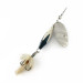 Vintage   Glen Evans Shyster, 1/4oz white/nickel spinning lure #23713