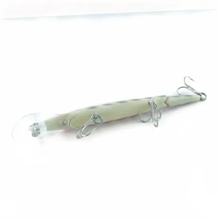 Vintage Rebel Fastrac  F12 Jointed, 2/5oz white/purple fishing lure #23717