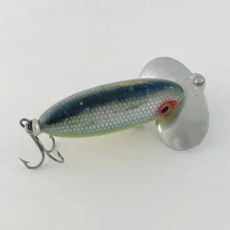 Vintage Herter's  Japan, 1/4oz silver shad fishing lure #23718