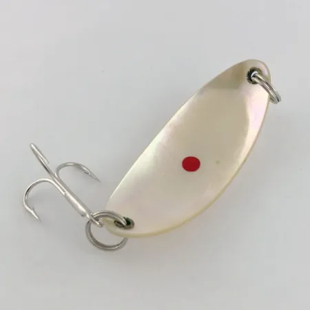 Vintage Pflueger Pearl Spoon, 1/2oz pearl fishing spoon #23721