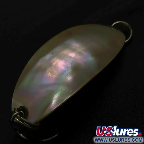 Vintage   Pflueger Pearl Spoon, 1/2oz pearl fishing spoon #23721