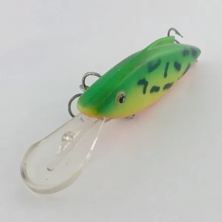 Vintage Bill Lewis DIVIN' MAG TRap Rat-L-Trap Floater, 2/5oz Fire tiger fishing lure #23722