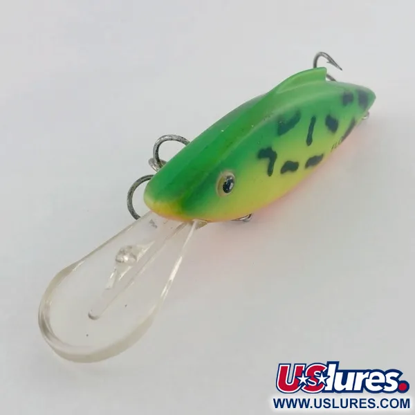 Vintage   Bill Lewis DIVIN' MAG TRap Rat-L-Trap Floater, 2/5oz Fire tiger fishing lure #23722