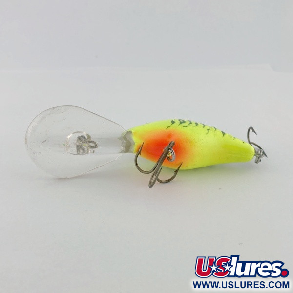 Vintage  Mann's Bait  Mann's 15+, 1/2oz Fire tiger fishing lure #23723