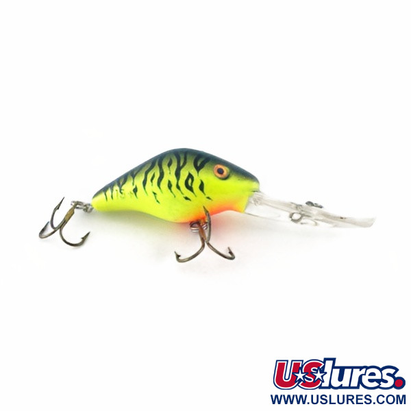 Vintage  Mann's Bait  Mann's 15+, 1/2oz Fire tiger fishing lure #23723