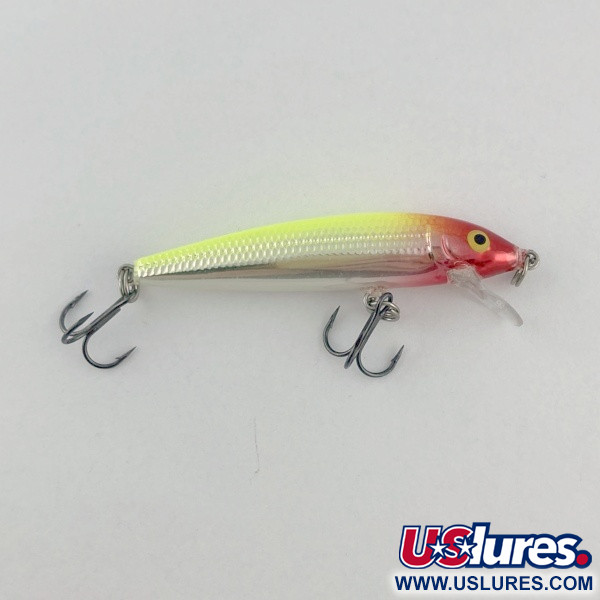 Vintage   Rapala Husky Jerk 6 , 3/16oz Clawn fishing lure #23725