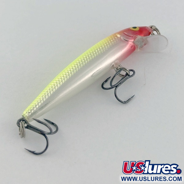 Vintage   Rapala Husky Jerk 6 , 3/16oz Clawn fishing lure #23725