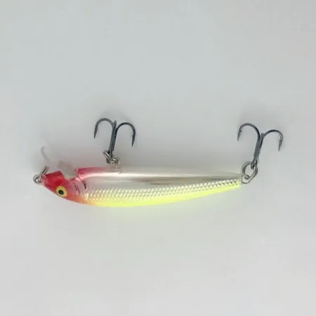 Vintage Rapala Husky Jerk 6 , 3/16oz Clawn fishing lure #23725