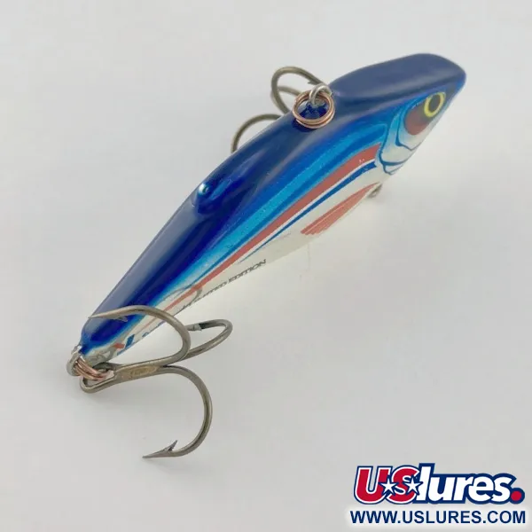 Vintage   Rapala Rattl'n RAP 07 Valvoline, 3/5oz Blue Valvoline​ fishing lure #23726