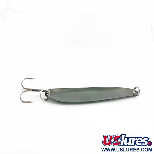 Vintage   Hicks Tackle, 2/5oz black fishing spoon #23727