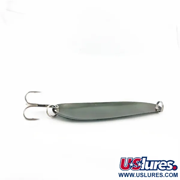 Vintage   Hicks Tackle, 2/5oz black fishing spoon #23727