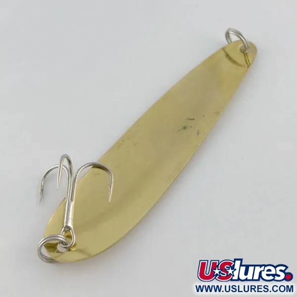 Vintage   Hicks Tackle, 2/5oz gold fishing spoon #23728
