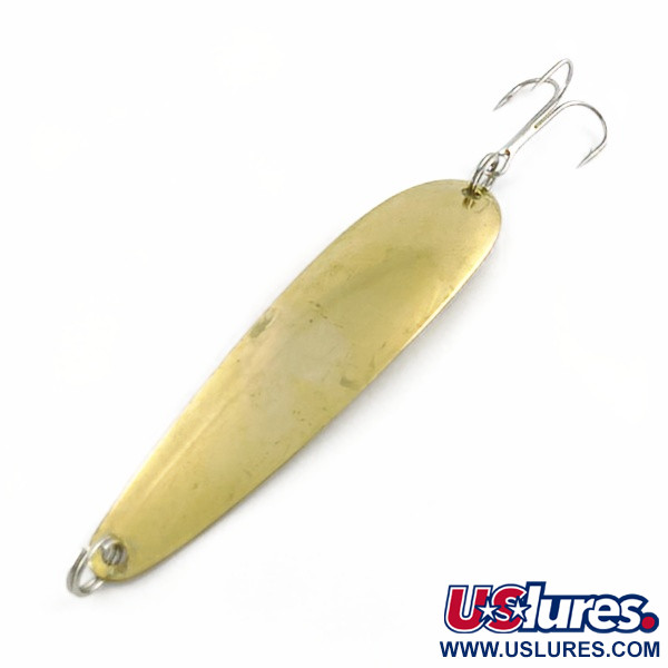 Vintage   Hicks Tackle, 2/5oz gold fishing spoon #23728
