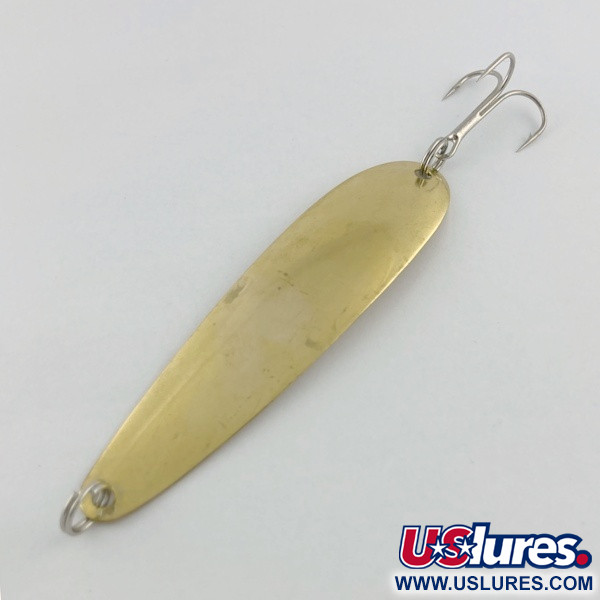 Vintage   Hicks Tackle, 2/5oz gold fishing spoon #23728