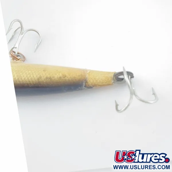 Vintage   Rapala Original Floater F7, 1/8oz gold fishing lure #23730