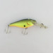 Vintage   Rebel Double Deep Shad, 3/16oz Chartreuse fishing lure #23734