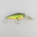Vintage   Rebel Double Deep Shad, 3/16oz Chartreuse fishing lure #23734