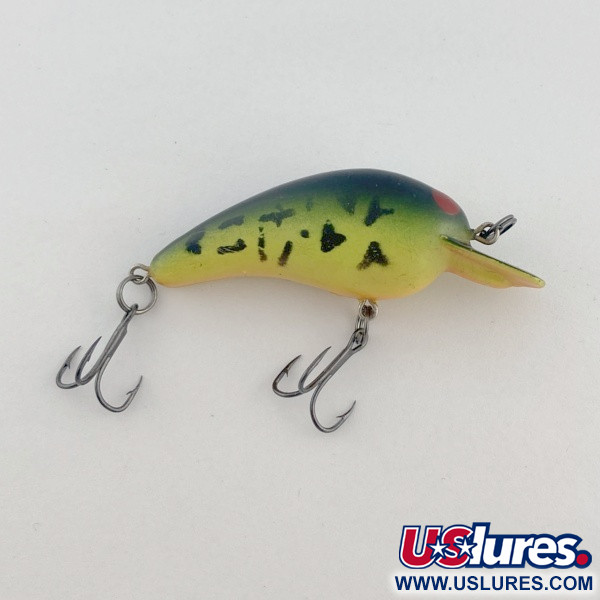 Vintage   Norman Baby N, 1/4oz Fire tiger fishing lure #23735