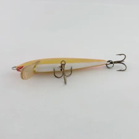 Vintage Rapala Original Floater F7 (Finland), 1/8oz Orange fishing lure #23736
