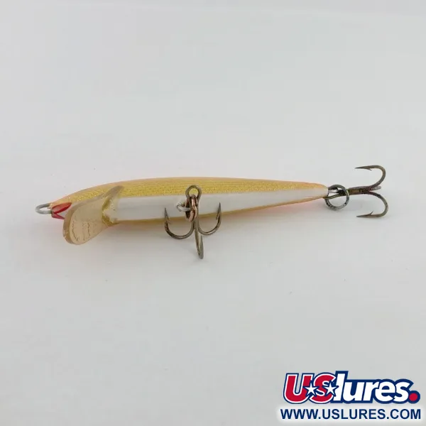 Vintage   Rapala Original Floater F7 (Finland), 1/8oz Orange fishing lure #23736