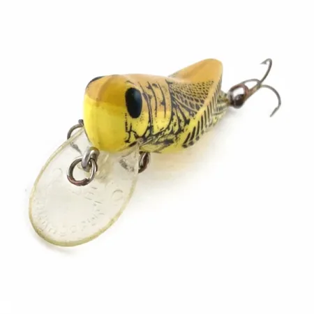 Vintage Rebel Crickhopper Ultralight, 3/32oz Yellow Grasshopper fishing lure #23737