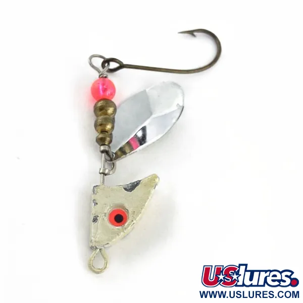 Vintage   South Bend  Fatal Attraction, 2/5oz silver spinning lure #23738