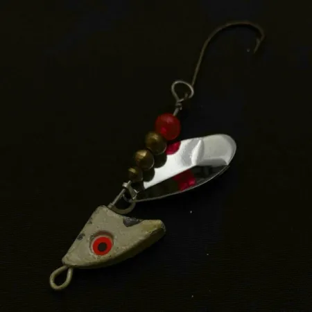 Vintage South Bend  Fatal Attraction, 2/5oz silver spinning lure #23738