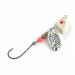 Vintage   South Bend  Fatal Attraction, 2/5oz silver spinning lure #23738