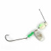 Vintage   Mepps Walley Killer Spinnerbait, 3/4oz silver/chartreuse spinning lure #23739