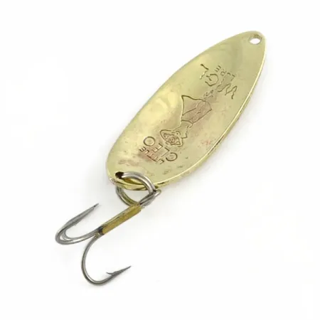 Vintage Seneca Little Cleo (Hula Girl), 1/2oz gold fishing spoon #23740