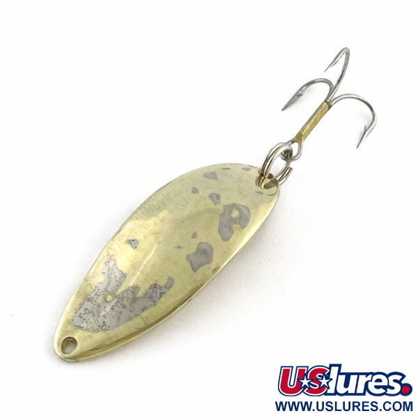 Vintage  Seneca Little Cleo (Hula Girl), 1/2oz gold fishing spoon #23740