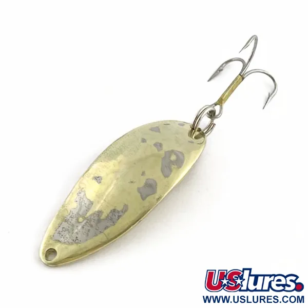 Vintage  Seneca Little Cleo (Hula Girl), 1/2oz gold fishing spoon #23740