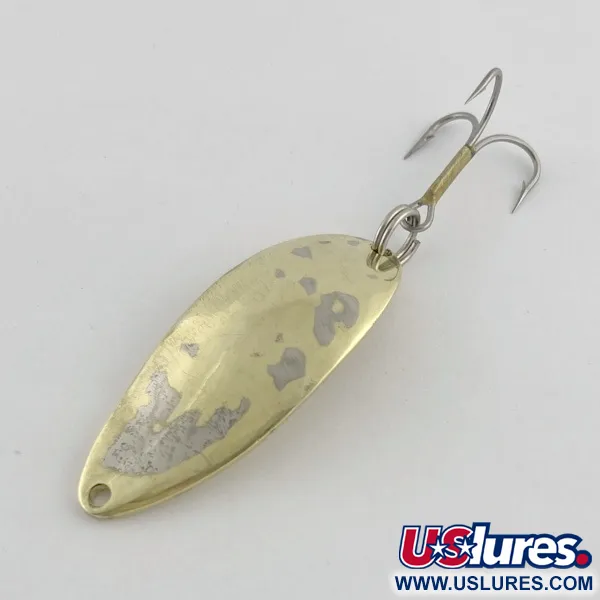 Vintage  Seneca Little Cleo (Hula Girl), 1/2oz gold fishing spoon #23740