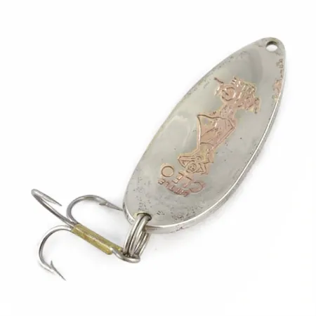 Vintage Seneca Little Cleo (Hula Girl), 1/2oz nickel/copper fishing spoon #23741