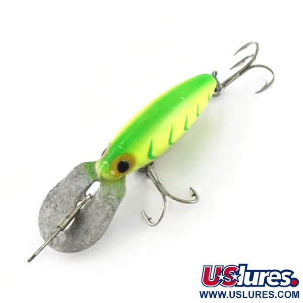 Vintage   Storm Hot'N'Tot Thin Fin, 1/4oz chartreuse fishing lure #23747