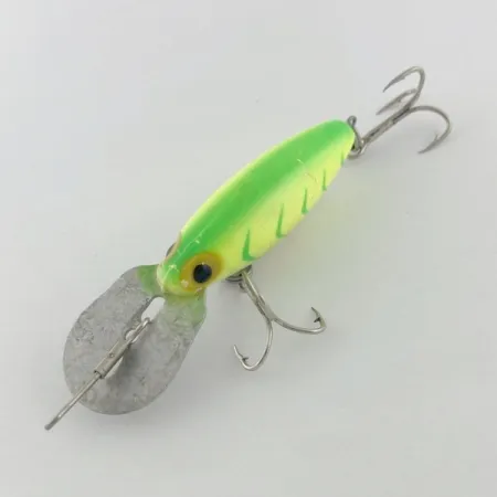 Vintage Storm Hot'N'Tot Thin Fin, 1/4oz chartreuse fishing lure #23747