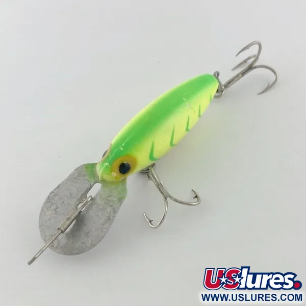 Vintage   Storm Hot'N'Tot Thin Fin, 1/4oz chartreuse fishing lure #23747