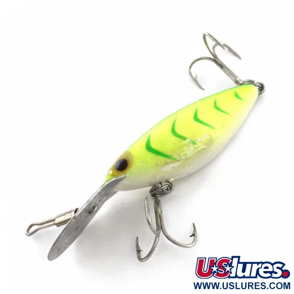 Vintage   Storm Hot'N'Tot Thin Fin, 1/4oz chartreuse fishing lure #23747