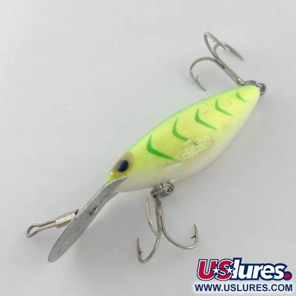Vintage   Storm Hot'N'Tot Thin Fin, 1/4oz chartreuse fishing lure #23747