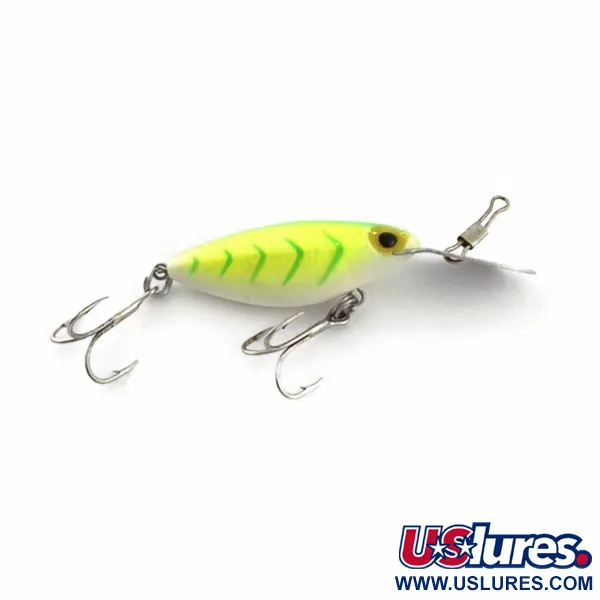 Vintage   Storm Hot'N'Tot Thin Fin, 1/4oz chartreuse fishing lure #23747