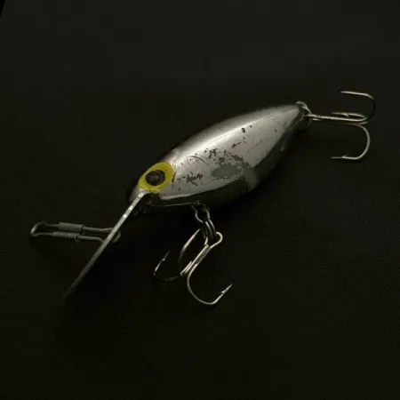 Vintage Storm Hot'N'Tot Thin Fin, 1/4oz silver shad fishing lure #23748