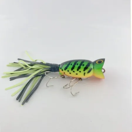 Vintage Fred Arbogast Hula Popper, 1/3oz fishing lure #23751