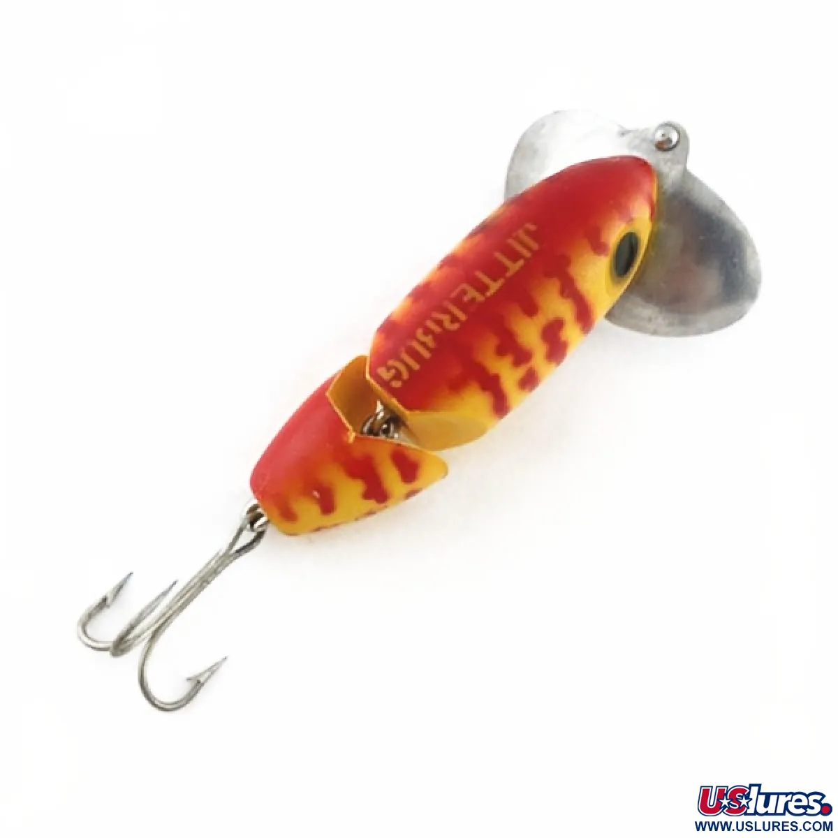 Vintage Fred Arbogast Jitterbug Jointed, 1/3oz fishing lure #23752