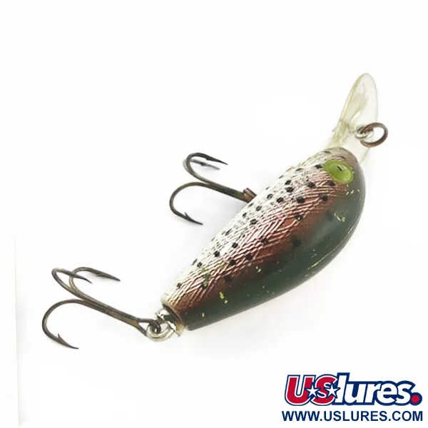 Vintage   Rebel Super R, 1/2oz Rainbow Trout fishing lure #23754