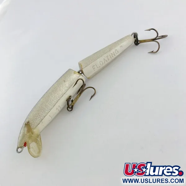Vintage   Rapala Jointed J11 (Finland), 1/4oz S (Silver) fishing lure #23755