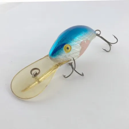 Vintage Rebel Deep Maxi R, 1oz silver/blue fishing lure #23759