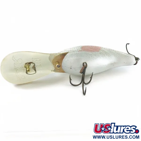 Vintage   Rebel Deep Maxi R, 1oz silver/blue fishing lure #23759