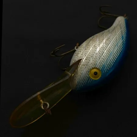 Vintage Rebel Deep Maxi R, 1oz silver/blue fishing lure #23759