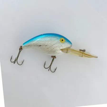 Vintage Rebel Deep Maxi R, 1oz silver/blue fishing lure #23759